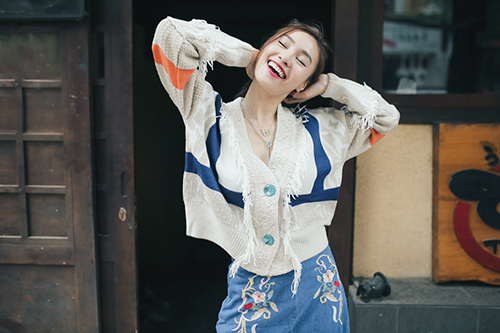 Con gái Sài Gòn hãy học cách mặc đồ thu đông như nàng Cám Lan Ngọc - 2