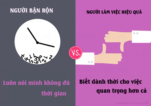Sự khác nhau giữa người bận rộn và người làm việc hiệu quả - 1