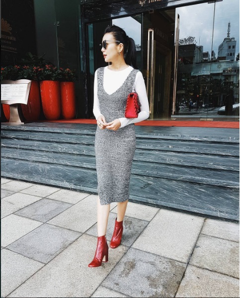 Bóc giá đôi bốt đỏ tuyệt đẹp đang hot nhất lúc này của Thanh Hằng - 1