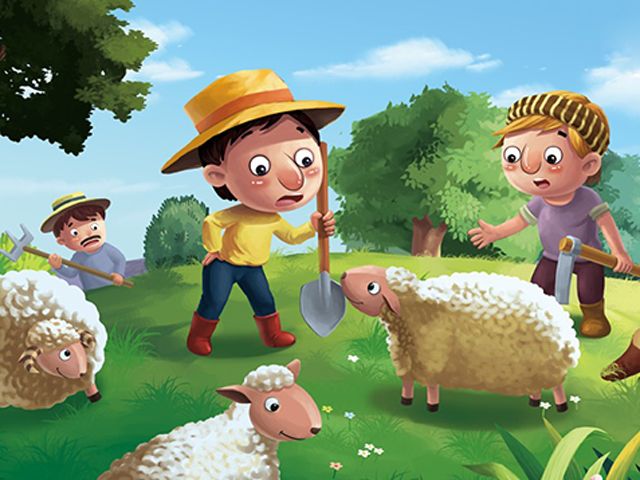 Nhấn vào ảnh để phóng to truyen co tich cho be: cau be chan cuu va cay da co thu - 1