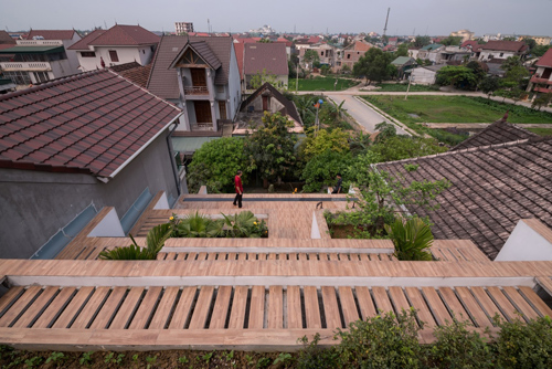 Xây vườn bậc thang trên mái, ngôi nhà Hà Tĩnh nổi bật trên tạp chí ngoại - 5