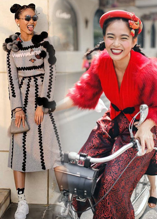 Thời trang đường phố sao Việt: 4 quán quân Next Top gây xôn xao đường phố Hà Nội - 4