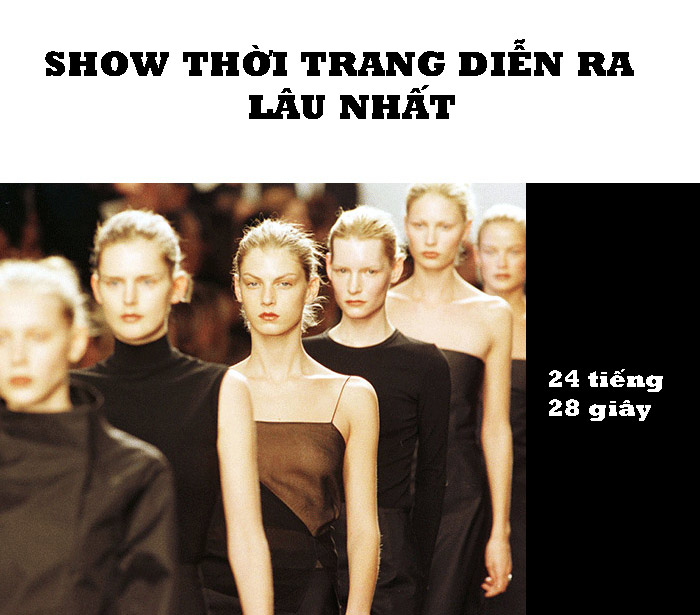 9 con số kỷ lục của thời trang ít ai biết đến - 1