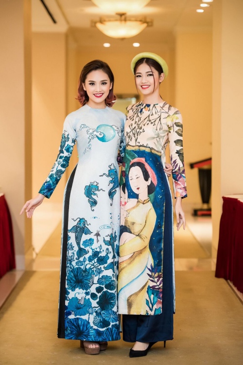 Cận cảnh vẻ đẹp cổ điển của Á hậu Thanh Tú khi diện áo dài cách tân - 6