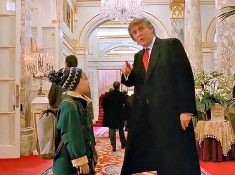 Ông Trump lại gây sốt khi từng xuất hiện trong “Ở nhà một mình” - 1