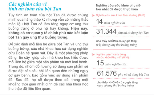 Tính an toàn của bột Tan - 3