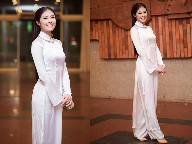 Chẳng cần đồ hiệu, Phạm Hương và Kỳ Duyên vẫn đẹp thoát tục với áo dài trắng - 11