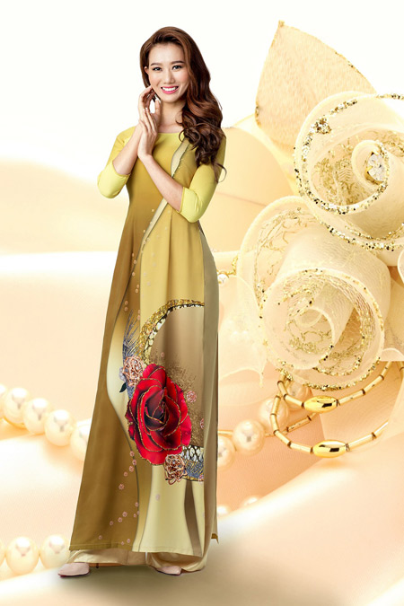 Khoe vẻ rạng ngời cùng bộ sưu tập áo dài Ngọc Khuê Các - 2