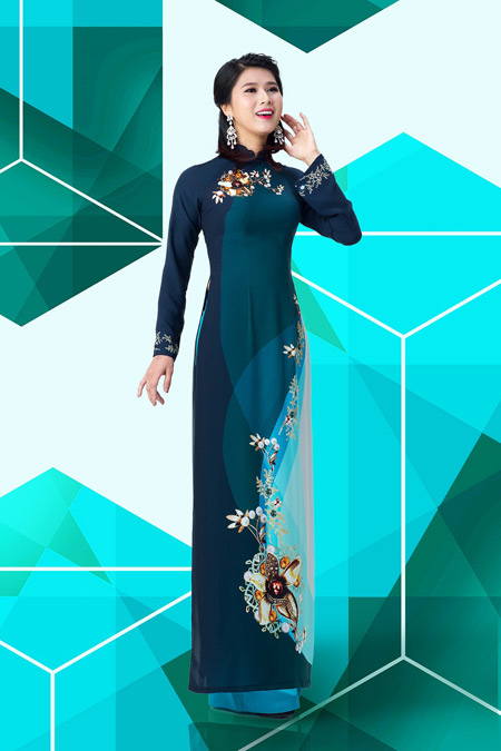 Khoe vẻ rạng ngời cùng bộ sưu tập áo dài Ngọc Khuê Các - 3