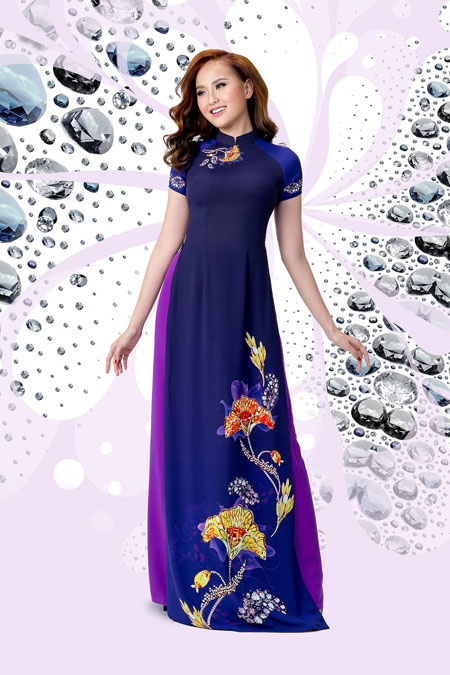 Khoe vẻ rạng ngời cùng bộ sưu tập áo dài Ngọc Khuê Các - 4