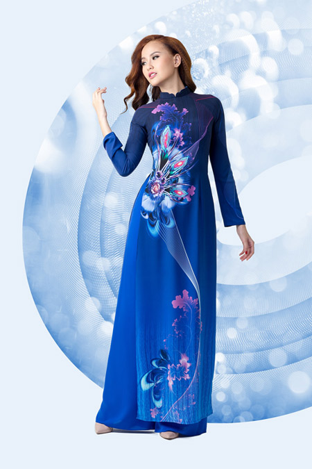 Khoe vẻ rạng ngời cùng bộ sưu tập áo dài Ngọc Khuê Các - 6