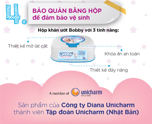 Mách mẹ 4 bí quyết sử dụng khăn ướt an toàn - 4