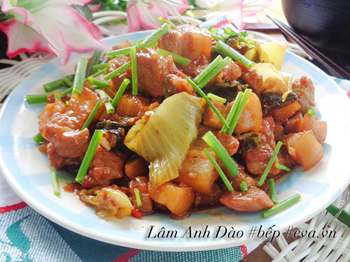 Ba chỉ xào dưa cải chua cực kỳ tốn cơm đấy nhé! - 9