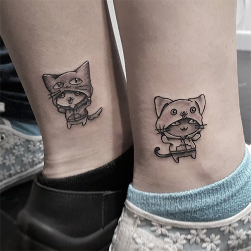 10 Fun Yet Minimal Matching Tattoo Ideas For Best Friends | Preview.ph