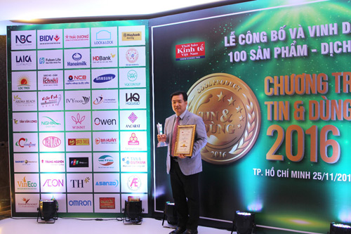 Lockamp;Lock nhận giải thưởng Top 10 sản phẩm, dịch vụ tin amp; dùng năm 2016 - 2