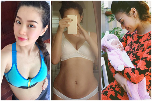 3 mỹ nhân Việt vừa sinh con năm 2016: Kẻ lung linh, người xuống sắc - 1