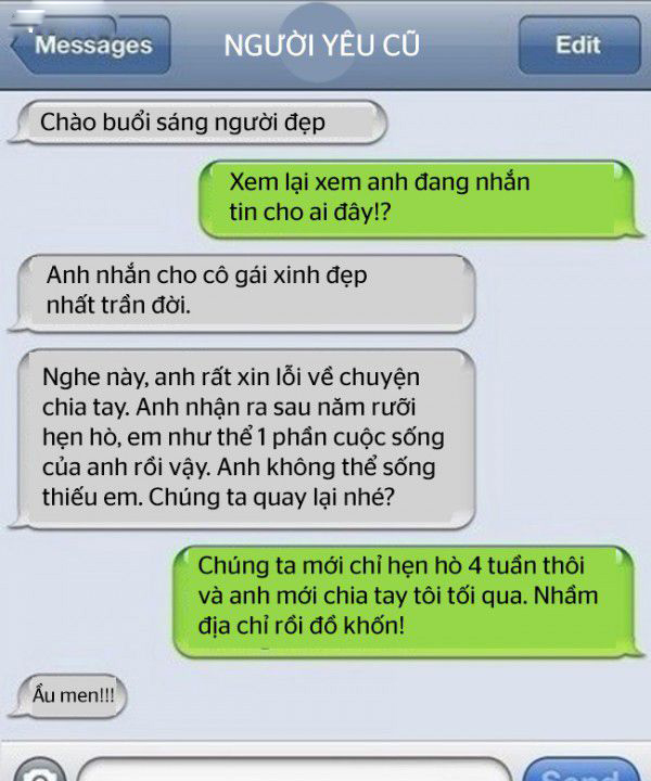 Cười đau bụng với loạt tin nhắn của tình cũ “phũ” đừng hỏi! - 2