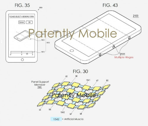 Samsung đã được cấp bằng sáng chế màn hình uốn cong mới - 1