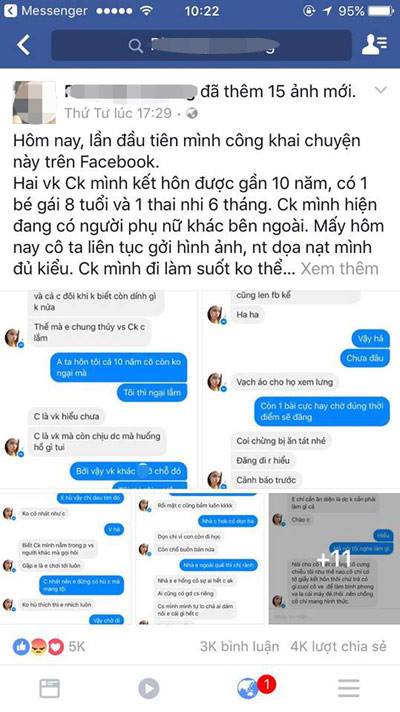 Vợ mang bầu 6 tháng lên mạng cầu cứu vì bị bồ của chồng liên tiếp đe dọa - 1