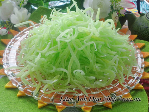 Mứt đu đủ vị lá dứa không cần nước vôi trong vẫn tuyệt ngon ngày Tết - 9