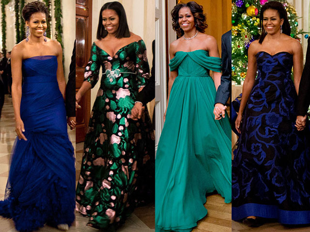 Những hình ảnh thời trang cuối cùng trước khi rời Nhà Trắng của bà Obama