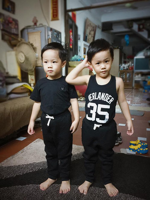 2 con sinh đôi của MC Hoàng Linh ngày càng đáng yêu, kháu khỉnh - 1