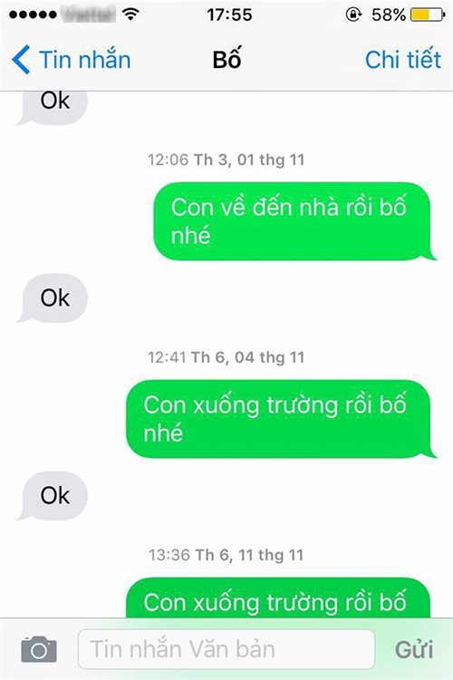 Cười bò với những tin nhắn giữa bố mẹ và con khi phụ huynh quá “kiệm lời” - 2