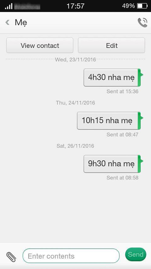 Cười bò với những tin nhắn giữa bố mẹ và con khi phụ huynh quá “kiệm lời” - 6