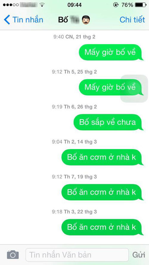 Cười bò với những tin nhắn giữa bố mẹ và con khi phụ huynh quá “kiệm lời” - 10