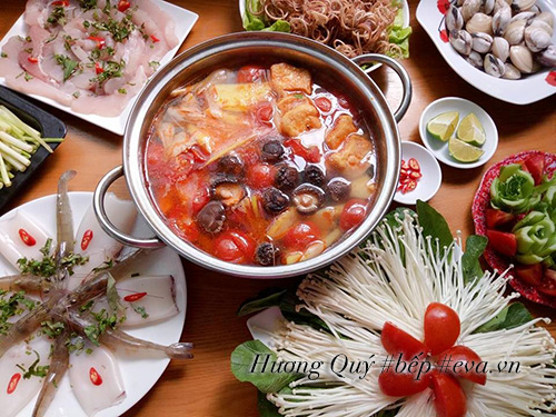 Xì xụp lẩu hải sản nóng hổi, thơm nức - 13