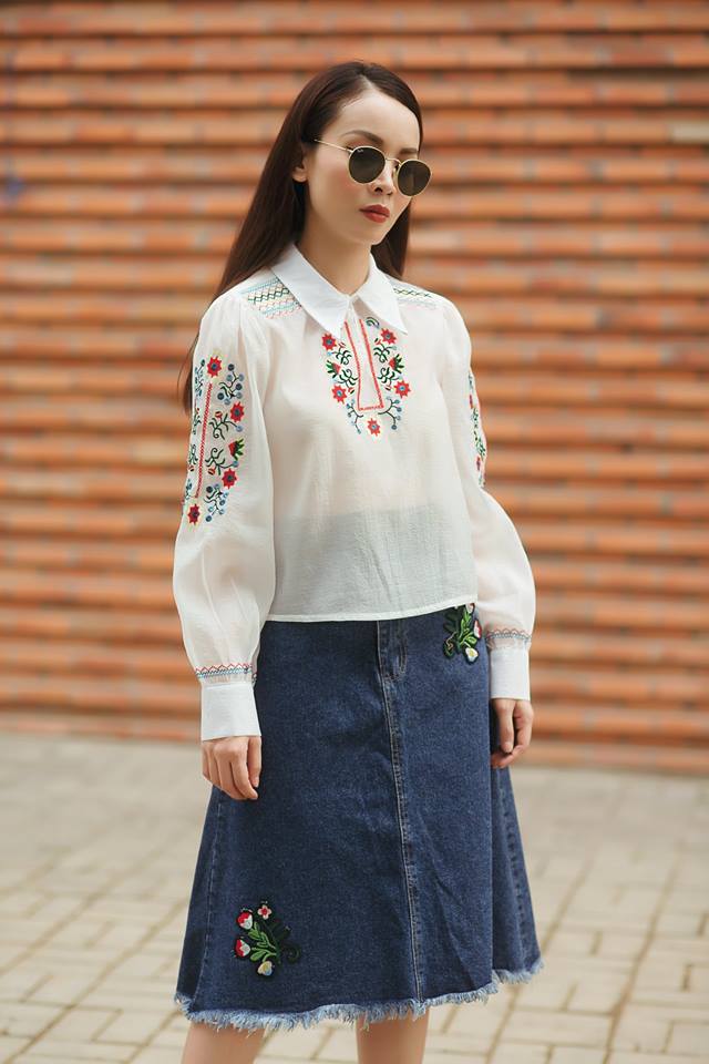 Cặp chị em sành điệu nhất Việt Nam mách cách che bụng mỡ hiệu quả từ váy áo giá rẻ - 10