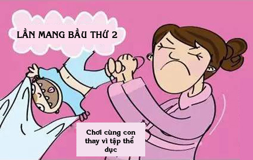Sự khác biệt hài hước giữa mang thai lần đầu và lần hai - 4