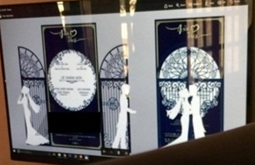 Hé lộ thiệp cưới chính thức của Trấn Thành - Hari Won - 2