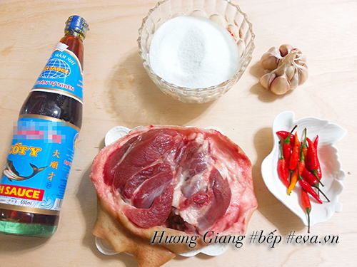 Thịt chân giò ngâm mắm ăn chơi ngày Tết - 1