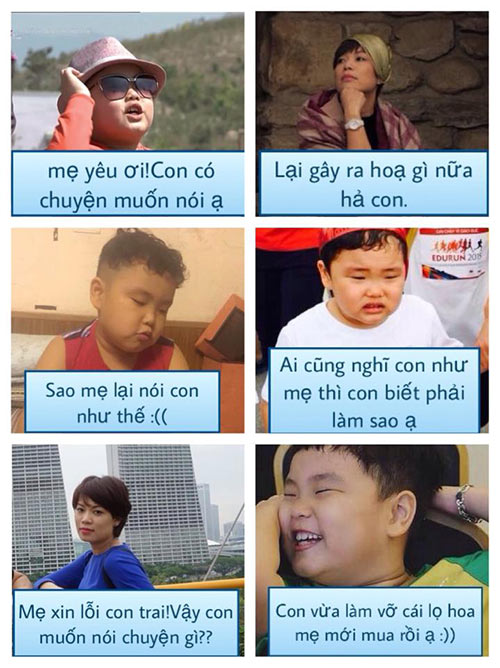 Xuân Bắc và con trai - cặp bố con được chế ảnh amp;#34;cười đau ruộtamp;#34; nhiều nhất 2016 - 7