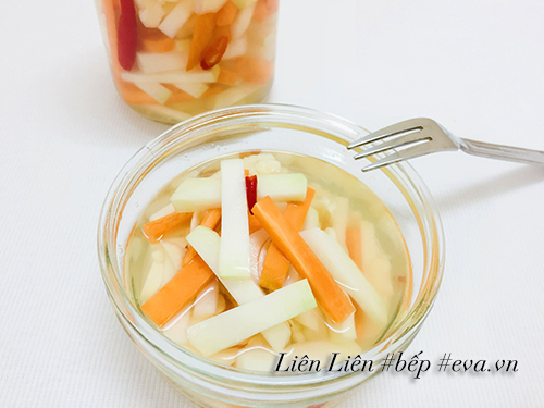 Dưa su hào muối chua giòn giòn chống ngán - 8