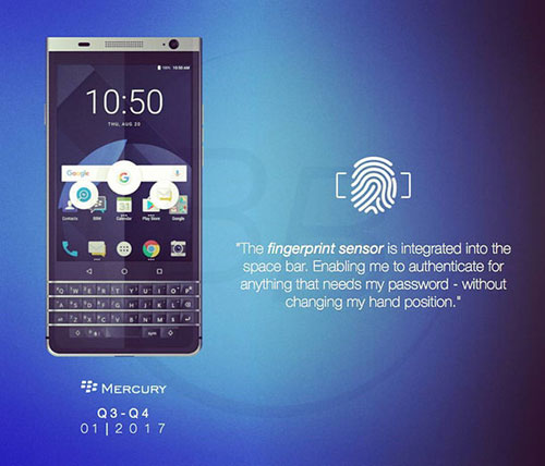 BlackBerry Mercury: Điện thoại cuối cùng do BlackBerry thiết kế - 1