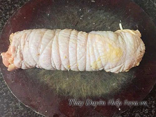 Gà cuộn cốm thơm ngon cho Tết Dương lịch - 5