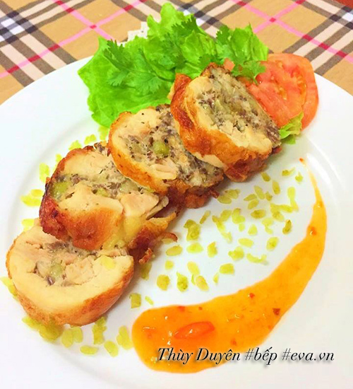 Gà cuộn cốm thơm ngon cho Tết Dương lịch - 10