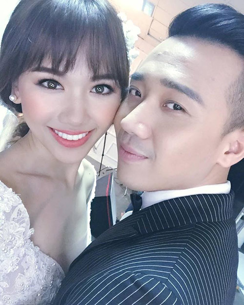 Hari Won tự nhận là amp;#34;vợ Trấn Thànhamp;#34;, bật mí việc đi chơi amp;#34;tăng 4amp;#34; đến 7h sáng - 1