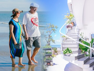 Tiết lộ cuộc sống đẹp như mơ của nhạc sĩ Trần Tiến và vợ sau 8 năm ở Vũng Tàu