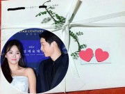 Fan thất vọng vì tấm thiệp cưới của cặp đôi quyền lực Song Joong Ki và Song Hye Kyo