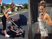 Bà bầu - Bất chấp cư dân mạng "ném đá", mẹ 2 con vẫn khoe thân hình siêu chuẩn sau sinh một tuần