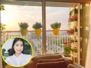 Nhà đẹp - Chốn đi về bình yên ngập tràn sắc hoa "vạn người mê" của hoa hậu Phạm Hương