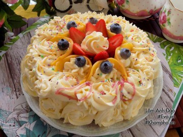 Còn gì tuyệt hơn khi tự tay làm bánh kem tặng mẹ Ngày 20/10