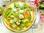 Bếp Eva - Canh riêu chả cá thác lác chua chua thanh mát dễ ăn