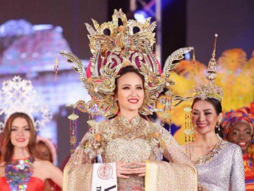 Thời khắc Khánh Ngân được xướng tên ngôi vị cao nhất Miss Globe 2017