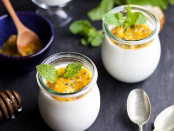Panna Cotta chanh dây - món tráng miệng dễ nhất trần đời