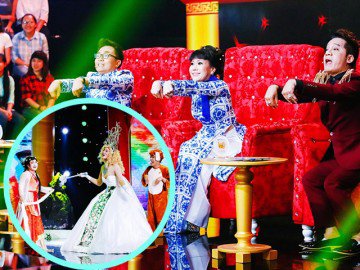 Khiến giám khảo cười lăn lộn, nhóm Chuồn Chuồn Giấy đoạt ngôi Quán quân Làng hài mở hội