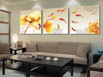 Những điều cần lưu ý trong phong thủy tranh treo phòng khách